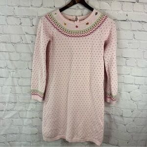 gymboree 2007 pink sweater dress sz 12 100% Cotton